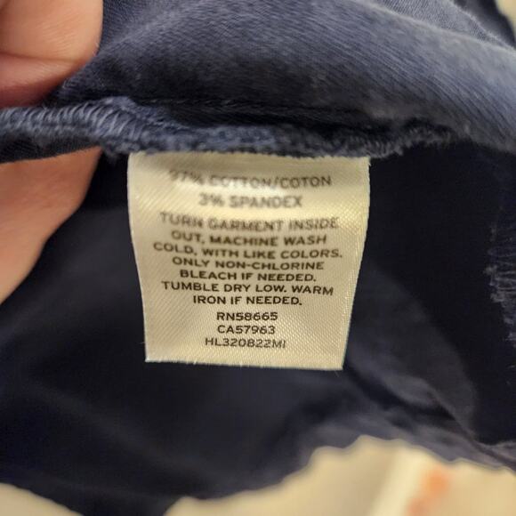 Hinge Seattle Navy Blue Utility Cargo Jacket - size M - Picture 7 of 8